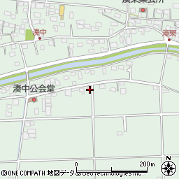 静岡県袋井市湊1414周辺の地図