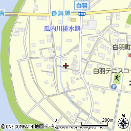 静岡県浜松市中央区白羽町1157周辺の地図