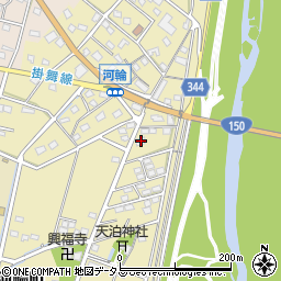 静岡県浜松市中央区河輪町301周辺の地図