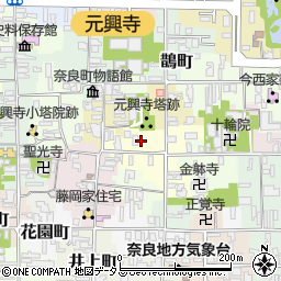 奈良県奈良市薬師堂町19周辺の地図