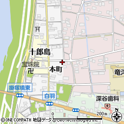 静岡県磐田市本町942周辺の地図