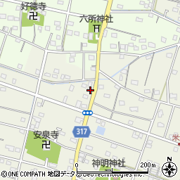 静岡県浜松市中央区米津町1934周辺の地図