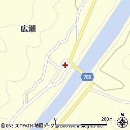 奈良県山辺郡山添村広瀬263周辺の地図