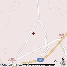 島根県益田市美都町丸茂1186-3周辺の地図