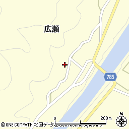 奈良県山辺郡山添村広瀬154周辺の地図