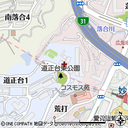 須磨妙法寺アーバンコンフオート周辺の地図