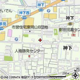 岡山県岡山市中区神下212周辺の地図