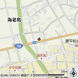静岡県磐田市海老島401周辺の地図