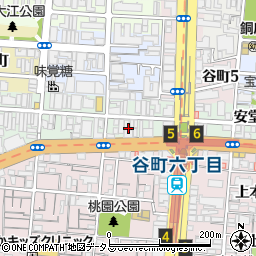 ロイヤル谷六駅前周辺の地図