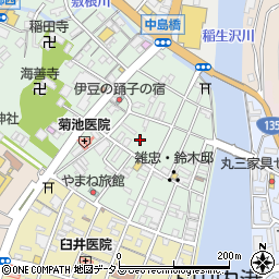 静岡県下田市一丁目11周辺の地図