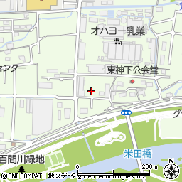 岡山県岡山市中区神下593周辺の地図
