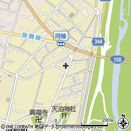 静岡県浜松市中央区河輪町289周辺の地図