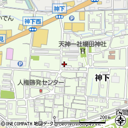 岡山県岡山市中区神下465周辺の地図