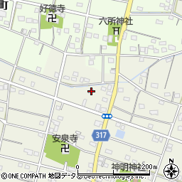 静岡県浜松市中央区米津町1929周辺の地図