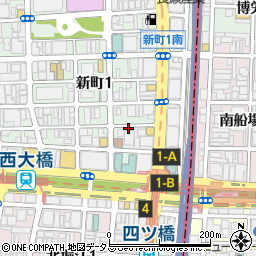 リパーク新町１丁目第３周辺の地図