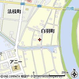 静岡県浜松市中央区白羽町1485周辺の地図