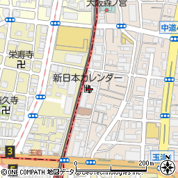 大阪どうぶつ　夜間急病センター周辺の地図