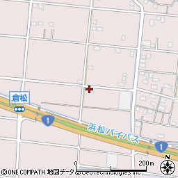 静岡県浜松市中央区倉松町1353周辺の地図