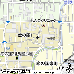 奈良県奈良市恋の窪1丁目13-7周辺の地図