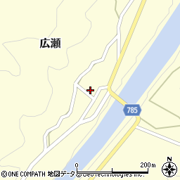 奈良県山辺郡山添村広瀬225周辺の地図