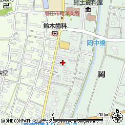 静岡県磐田市岡746-2周辺の地図