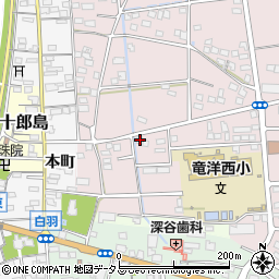 静岡県磐田市川袋1856周辺の地図