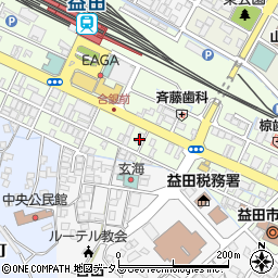 益田信用組合周辺の地図