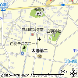 静岡県浜松市中央区白羽町1246周辺の地図