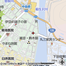静岡県下田市一丁目9-1周辺の地図