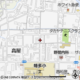 岡山県岡山市中区高屋周辺の地図