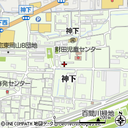 岡山県岡山市中区神下周辺の地図