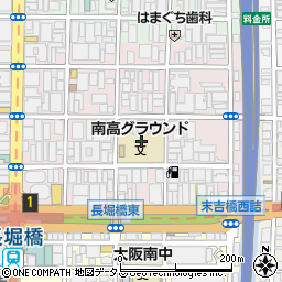 大阪府大阪市中央区南船場1丁目9周辺の地図