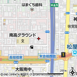 大阪府大阪市中央区南船場1丁目4周辺の地図