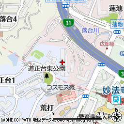 リブコートフェリス須磨妙法寺周辺の地図
