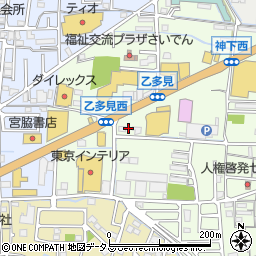 岡山県岡山市中区神下141周辺の地図