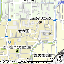 奈良県奈良市恋の窪1丁目13-10周辺の地図