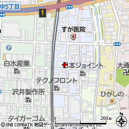 ヤマト運輸東大阪西部支店周辺の地図