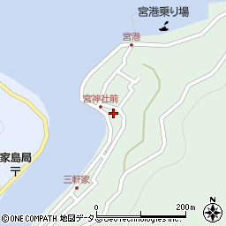 兵庫県姫路市家島町宮1036周辺の地図