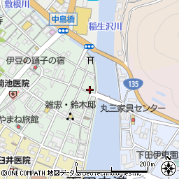 静岡県下田市一丁目7-11周辺の地図