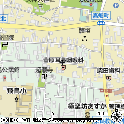 奈良県奈良市下久保町周辺の地図
