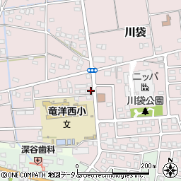 静岡県磐田市川袋1933-4周辺の地図