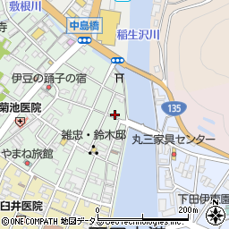 静岡県下田市一丁目7-12周辺の地図