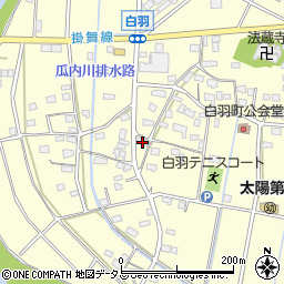 静岡県浜松市中央区白羽町1181周辺の地図