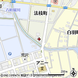静岡県浜松市中央区法枝町272周辺の地図