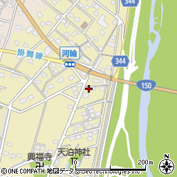 静岡県浜松市中央区河輪町300周辺の地図