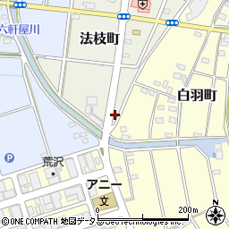 萬盛庵　法枝支店周辺の地図