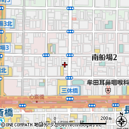 大阪府大阪市中央区南船場3丁目3-4周辺の地図
