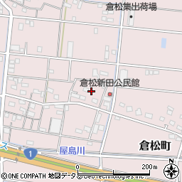 静岡県浜松市中央区倉松町1106周辺の地図
