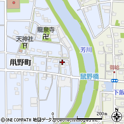 静岡県浜松市中央区鼡野町115周辺の地図