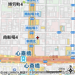 大阪府大阪市中央区南船場3丁目11-20周辺の地図